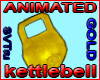 gold kettlebell animated