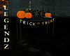 BOO/TRICK or TREAT Table