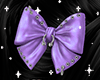 ♡ Bow Pin Purple