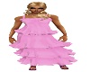 Pink Long Ruffle Dress