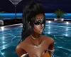 Black wig by wild