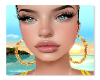 cristais  yellow - gold
