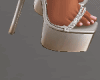 Beige Diamond Heels
