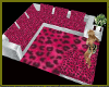 J9~Pink Leopard Couch