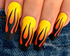 Flaming Hot Nails
