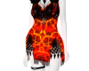 [Mae] Armor Dress Lava