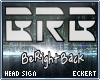 BRB Sign [Illuminated]