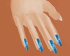 Small Hands Blue Nail