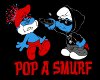 -BR- Pop-A-Smurf Vneck!