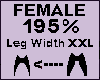Leg Thigh Scaler 195% XX