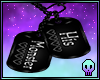 His Monster Dog Tags