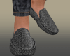 (7K)Blk Woven Sandals(M)