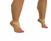 Gold Jeweled feet