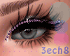 Purple glitter eyeline