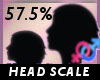Head Scale 57.5 % -F-