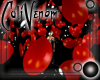 {CV} Blk & Red Balloons