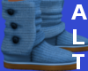 [ALT]Blue Knit Boots