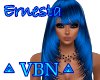 Ernesta hair Dark blue