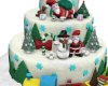 big Christmas cake