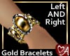 .a Gold Diamond Cuffs RL