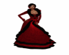angels red&black gown