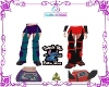 Lilo Chaps purple/teal