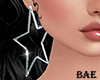 B| Silver Star Earrings