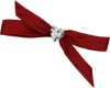 Red bow with diamond