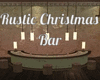 Rustic Christmas Bar