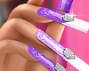 ♛ Y2K Lilac Nails