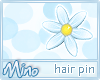 Blue Daisy Hair Pin