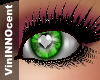 vinessa green heart eyes