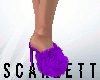 Furry Heels Purple
