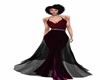 red and black Gown Omag