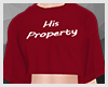 His Property Red Shirt