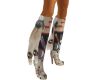 Hopi White Feather Boots