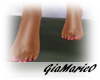 g;ccandy pink toe nails