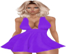Purple Satin (L) Dress