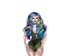 Peacock Ruffle Swimsuit