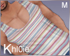 K spring stripes top M