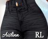 RL Black Ripped Jeans