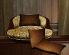 gold cuddle kiss chair