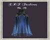 CRF* Black and Blue Gown