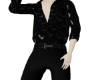 [Mae] Open Shirt Bat Blk