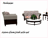 Asian pink sofa set