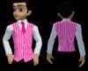 (MG)Pink Pinstripe Suit