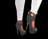 Grey Bow Heels