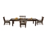 Floral dining table Brwn