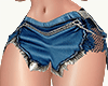 L Blue Punk Skirt N10S
