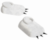 White Monster Slippers